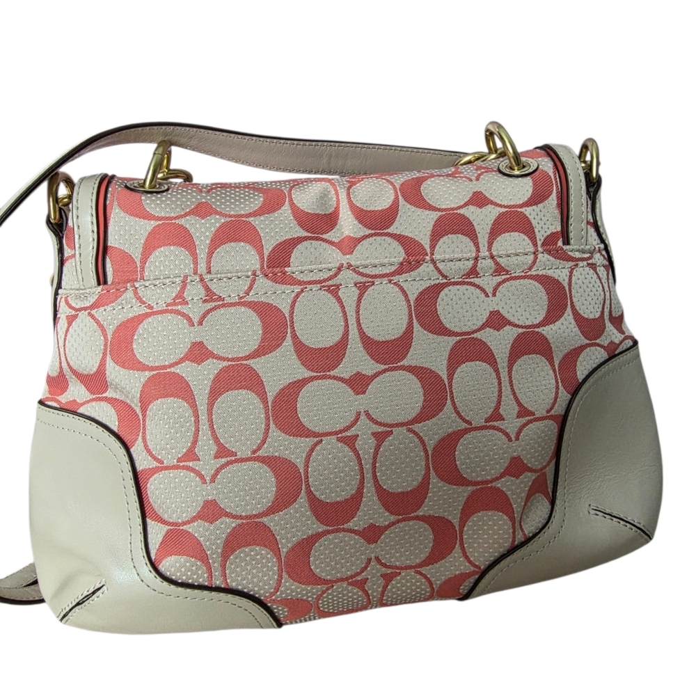 Rare Coach Poppy Signature C-Dot 2-Way Limited Edition Bag - Picture 9 of 16